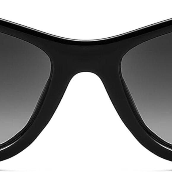 Trendy Polarized Y2K Sunglasses Wrap Around Butterfly Design Fashion Sunnies UV4 - Picture 8 of 8